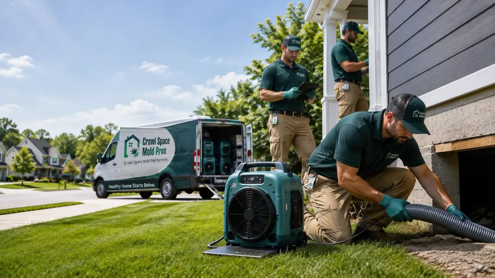Crawl Space Mold Removal in Clarksboro, NJ